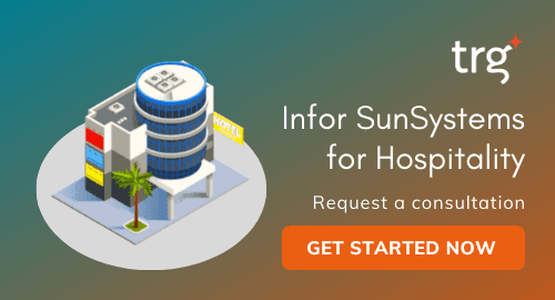 Request a demo of Infor SunSystems for Hospitality