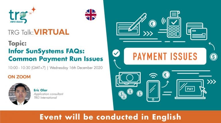 Infor SunSystems FAQs: Common Payment Run Issues