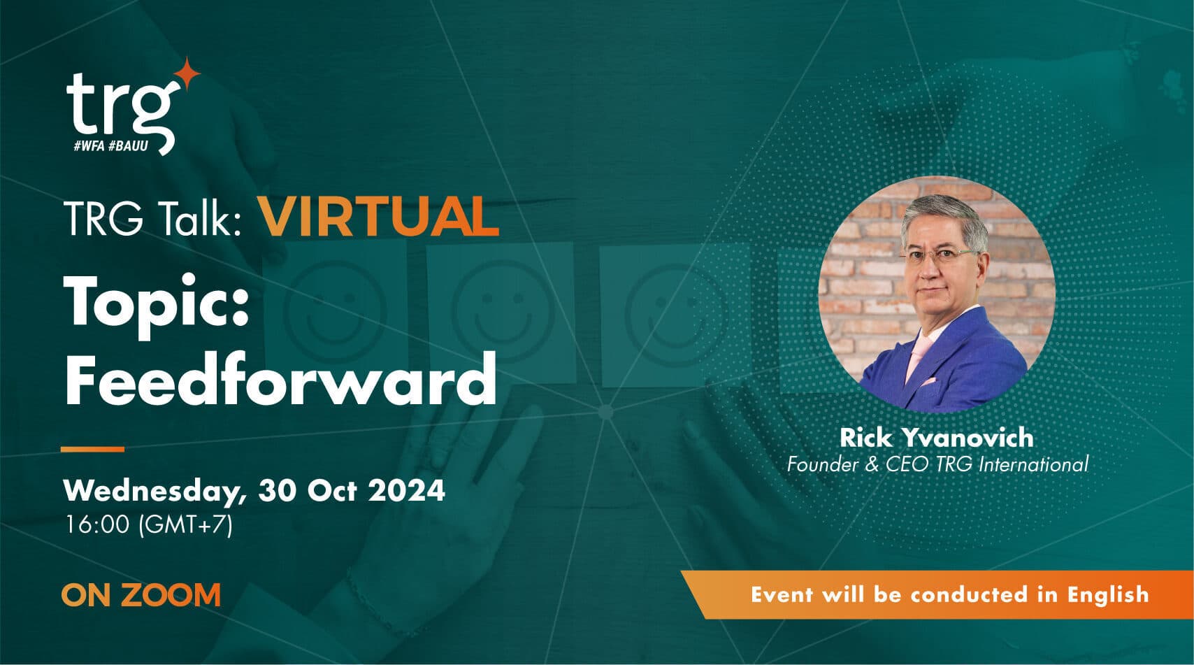 TRG Talk Virtual: Feedforward (30 Oct 2024)