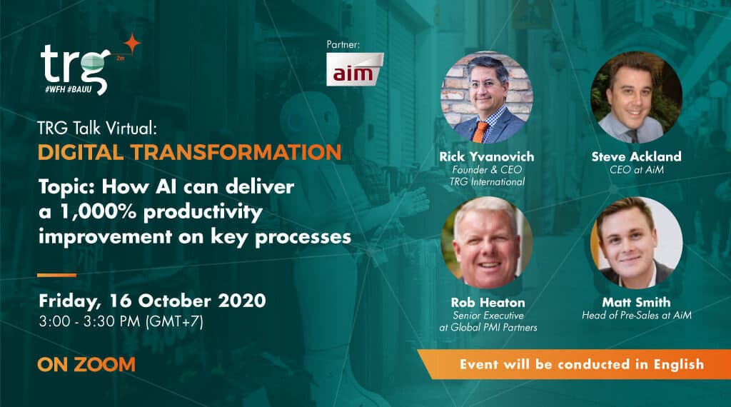 How AI can deliver a 1,000% productivity improvement on key processes
