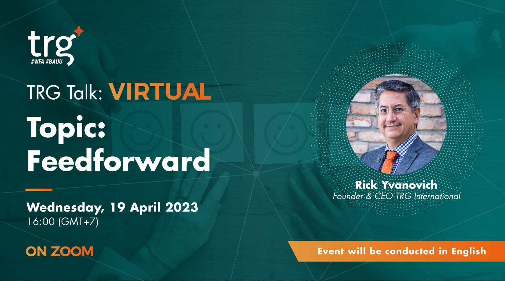 TRG Talk Virtual: Feedforward (19 Apr 2023)