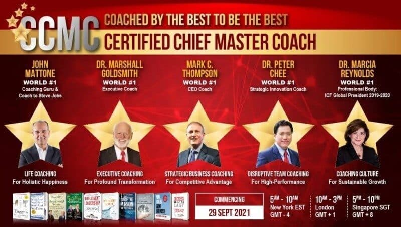 Certified Chief Master Coach (CCMC) (29 Sep 2021)
