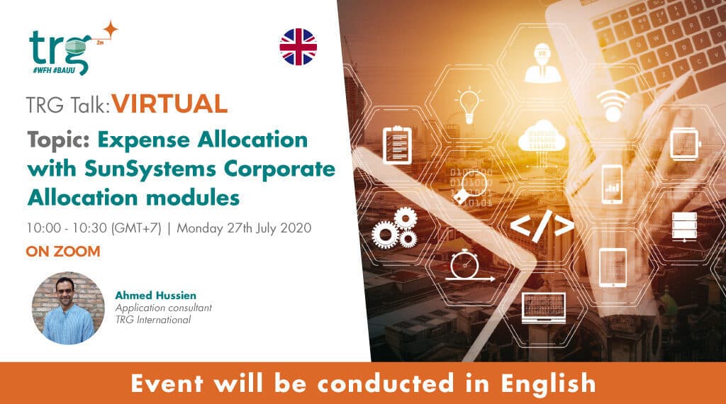 Expense Allocation with SunSystems Corporate Allocation modules (27 Jul 2020)