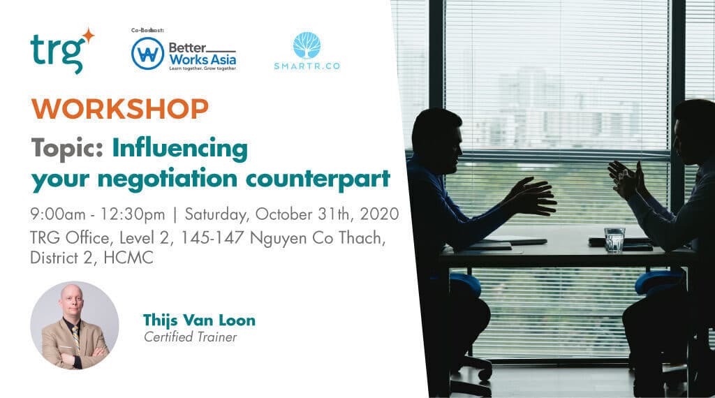 Influencing your Negotiation Counterpart (31 Oct 2020)