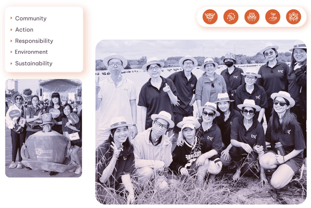 TRG Cares hero image
