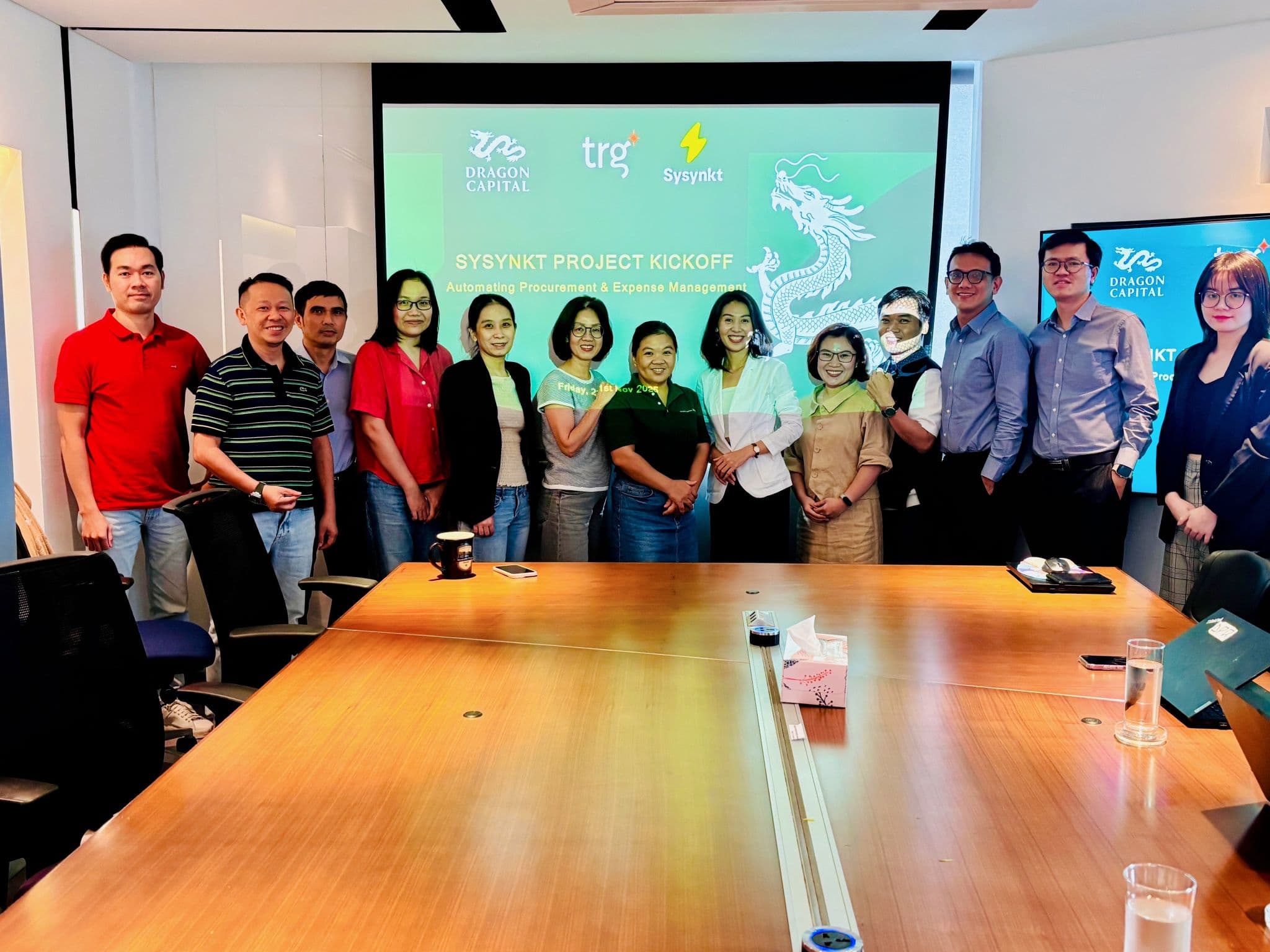 The TRG International and Dragon Capital project teams