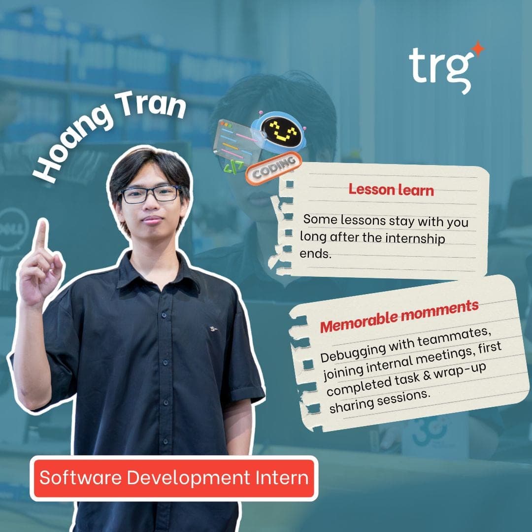 Tran Huy Hoang, Software Development Intern
