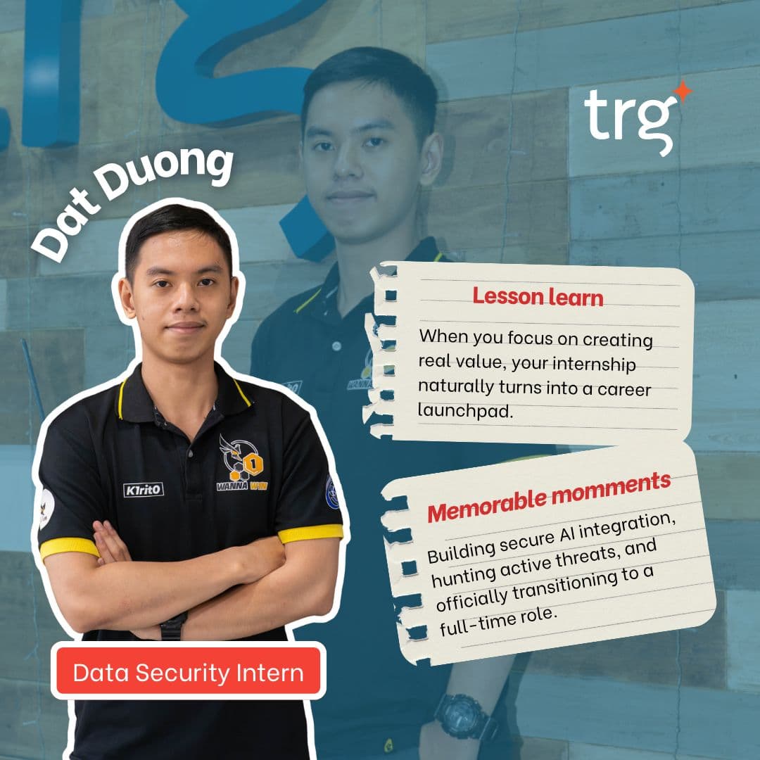Duong Dat, Data Security Intern at TRG International