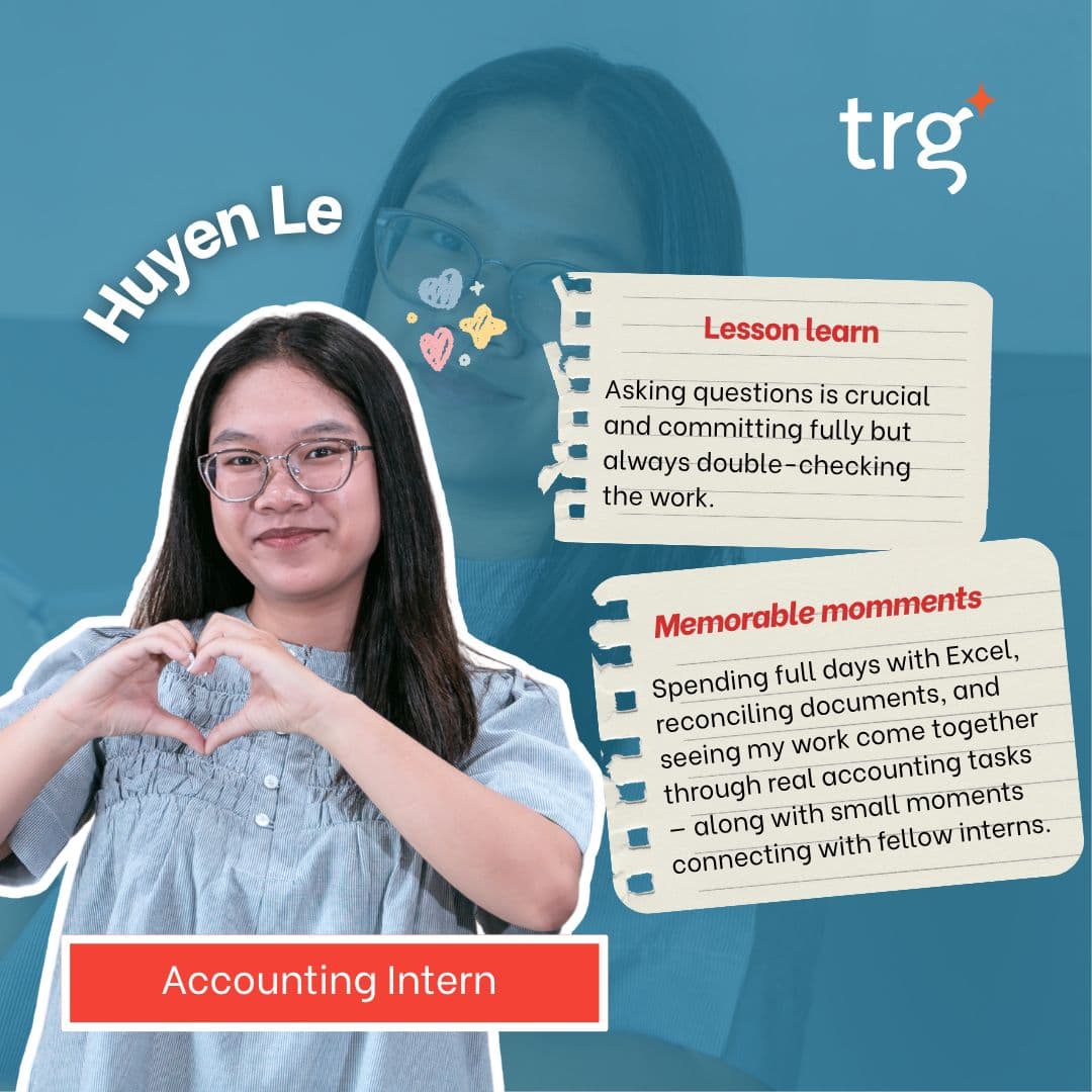 Le Huyen, Accounting Intern at TRG International