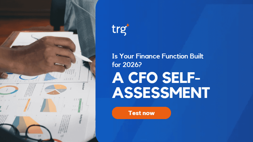 Campaign card reading Is Your Finance Function Built for 2026? A CFO Self-Assessment, with a Test now button
